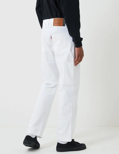 Shop Levi's Levis Skate Carpenter Pant (relaxed) In White