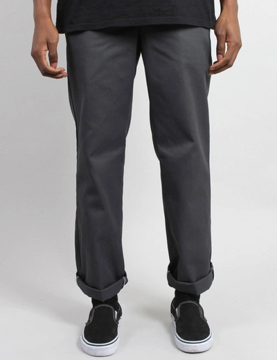 Shop Dickies 873 Work Pant (slim Straight) In Charcoal Grey