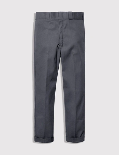Shop Dickies 873 Work Pant (slim Straight) In Charcoal Grey