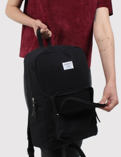 Shop Sandqvist Kim Ground Backpack In Black