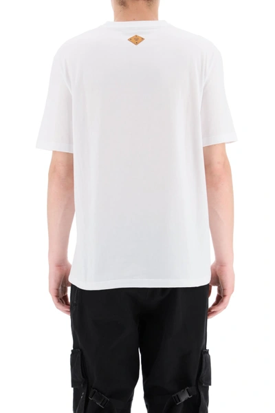 Shop Mcm Logo T-shirt In White