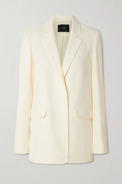 Shop Joseph Joan Oversized Cady Blazer In Ivory