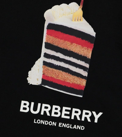 Burberry Kids' Cake Print Cotton Jersey T-shirt In Black | ModeSens