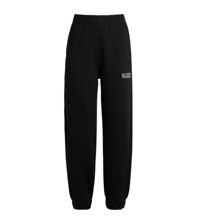 Shop Ganni Software Isoli Sweatpants In Black