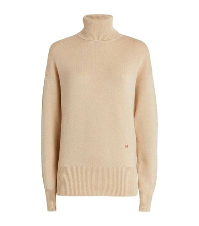 Shop Victoria Beckham Cashmere-rich Rollneck Sweater
