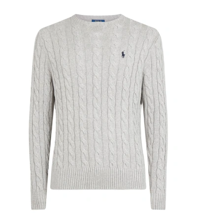 Shop Polo Ralph Lauren Cotton Cable-knit Sweater