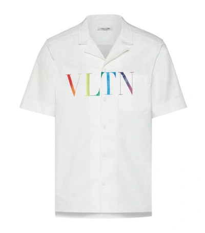 Shop Valentino Multicoloured Vltn Short-sleeved Shirt