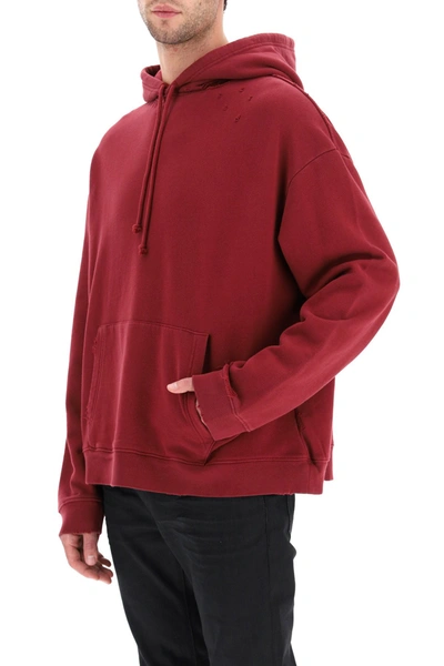 Raf Simons Burgundy Nevada Hoodie Raf Simons