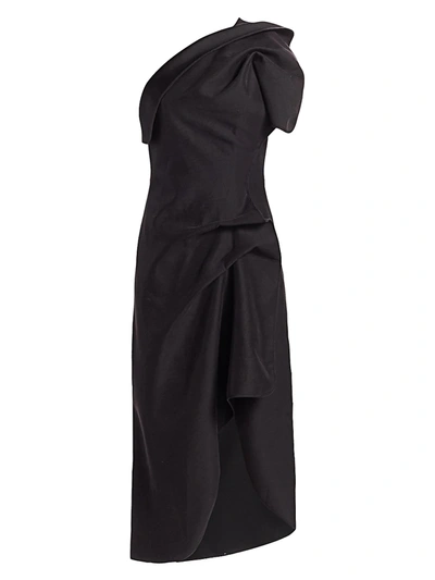 Shop Acler Women's Crawford One-shoulder Dress In Black