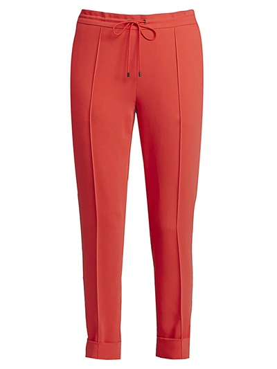 Shop Kenzo Women's Tailored Jogger Pants In Medium Red