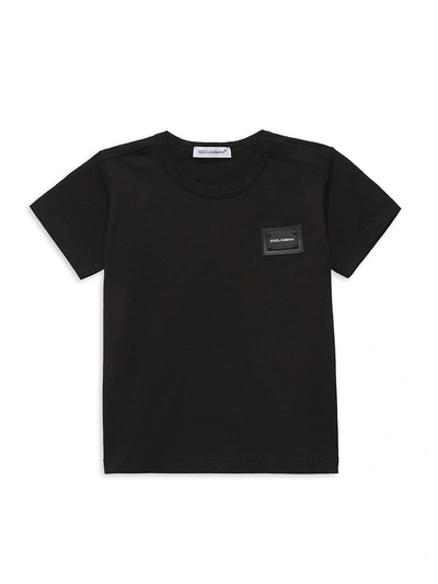 Shop Dolce & Gabbana Baby's Logo T-shirt In Black