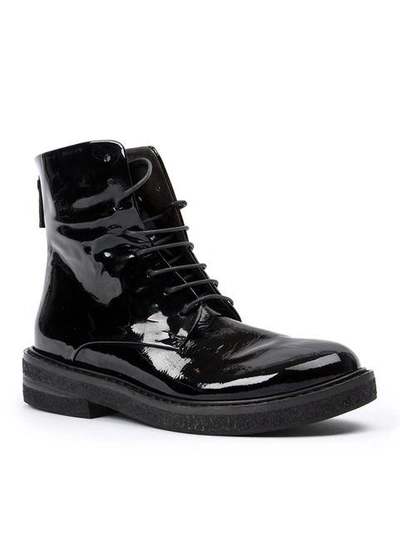Shop Marsèll Lace-up Combat Boots - Black