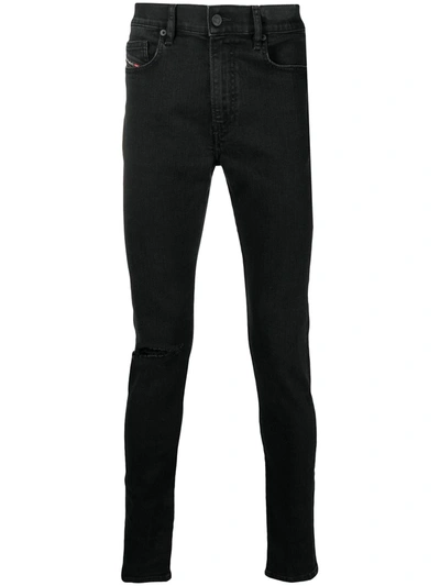 Diesel D-istort-x Skinny Jeans In Black | ModeSens