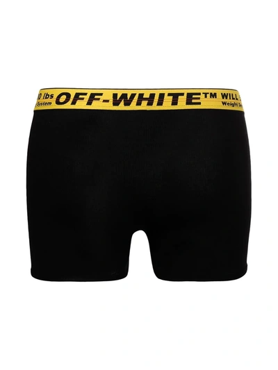 Shop Off-white Industrial-band Boxer Pack In Black