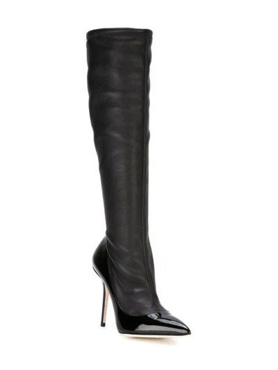 Shop Dolce & Gabbana Pump Insert Over-knee Boots