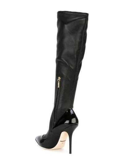 Shop Dolce & Gabbana Pump Insert Over-knee Boots