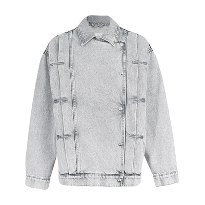 Shop Iro Noumi Jacket In Smoke Grey