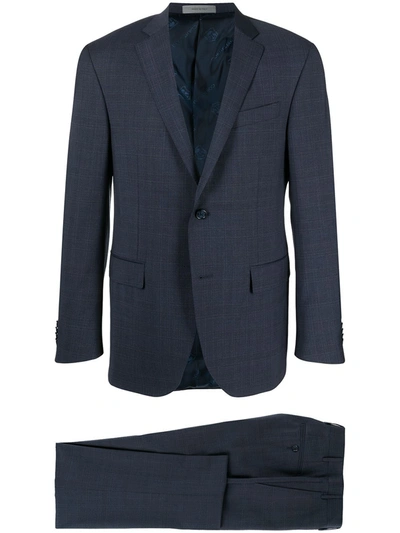 Shop Corneliani Two-piece Virgin Wool Suit In Blue