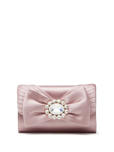 Shop Dolce & Gabbana Embellished-detail Clutch Bag In Pink