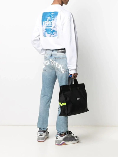 Heron Preston Element Logo-patch Sweatshirt In White