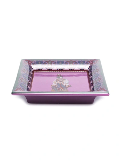 Shop Etro Home Figure-print Valet Tray In Purple