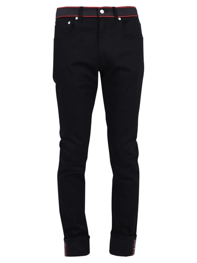 Shop Alexander Mcqueen Denim Jeans In Black