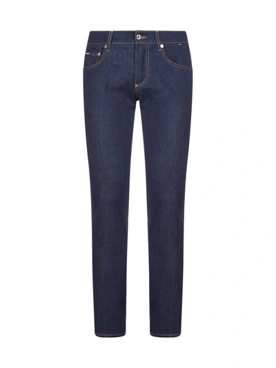 Shop Dolce & Gabbana Logo Skinny Jeans In Variante Abbinata