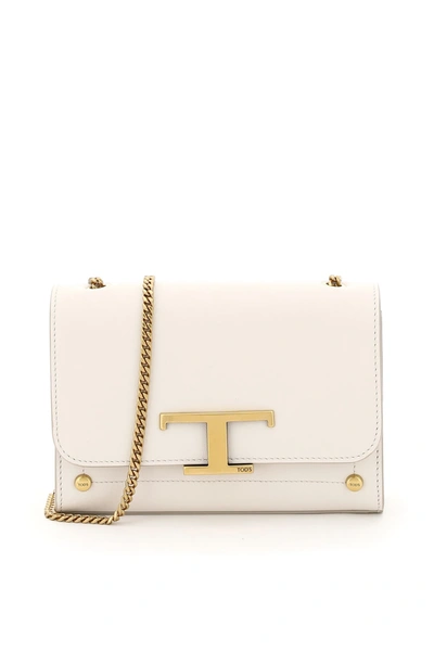 Shop Tod's Ritratto Zoe Baby Bag In Bianco Calce (white)