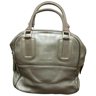 Pre-owned Longchamp Leather Bag In Metallic