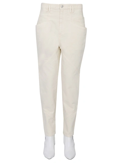 Shop Isabel Marant "nadelosia" Jeans In White
