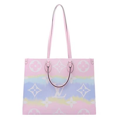 Pre-owned Multicolor Monogram Canvas On The Go Tote Bag