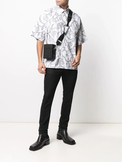 Shop Givenchy Chain Print Shirt In White