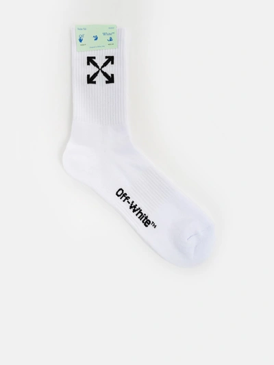 Shop Off-white White Sport Arrow Socks