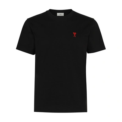 Shop Ami Alexandre Mattiussi Ami De Caur T-shirt In Noir