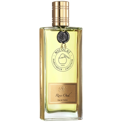 Shop Nicolai Rose Oud Perfume Eau De Parfum 100 ml In White