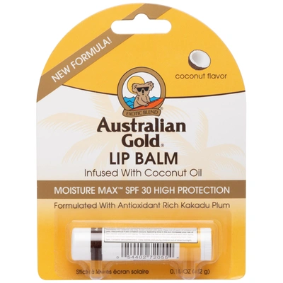 Shop Australian Gold Spf 30 Lip Balm Blister 4,2 G In White