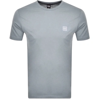 Shop Boss Casual Boss Tales Logo T Shirt Grey