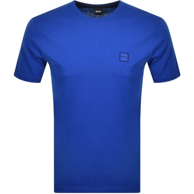 Shop Boss Casual Boss Tales Short Sleeve T Shirt Blue
