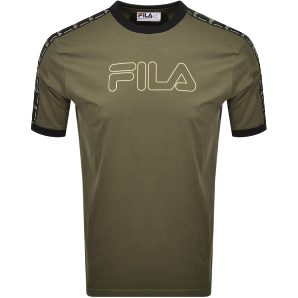 brown fila shirt