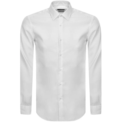 Shop Boss Business Boss Hugo Boss Slim Fit Jango Shirt White