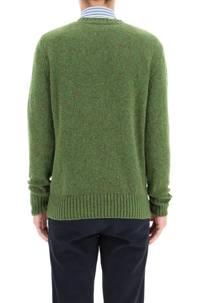 Shop Gm 77 Gm77 Crew-neck Sweater In Green