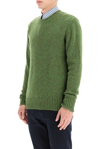 Shop Gm 77 Gm77 Crew-neck Sweater In Green
