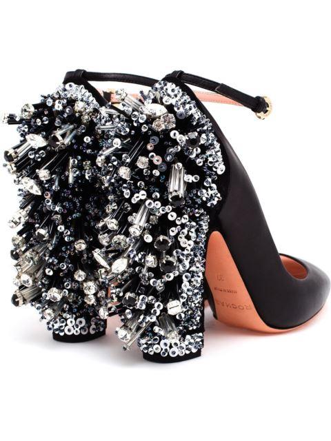 pumps with embellishment