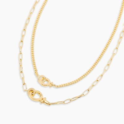 Shop Wilder Mini Layering Set Necklace In Gold, Women's By