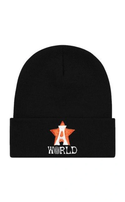 Pre-owned Travis Scott  Ts Astrofest Beanie Black