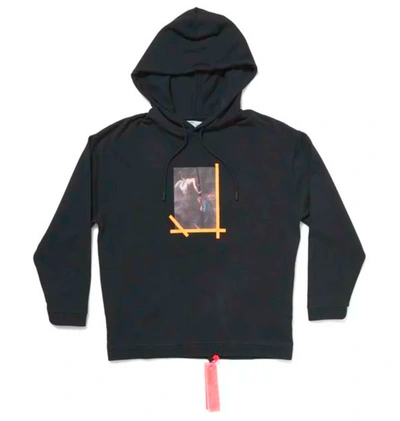 Pre-owned Virgil Abloh  Mca Figures Of Speech Off-white Caravaggio Hoodie Black