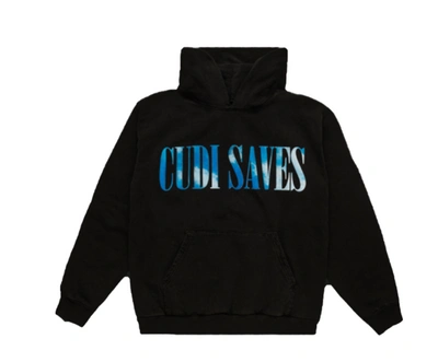 Pre-owned Kid Cudi  Cudi Saves Hoodie Black