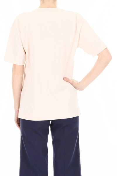 Shop See By Chloé I Am Cheeky T-shirt In Beige