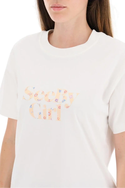 Shop See By Chloé Logo Print T-shirt In White