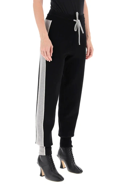 Shop See By Chloé Jogger Pants In Black,grey